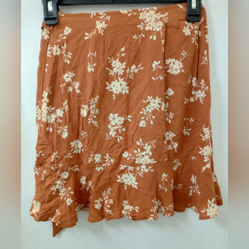 Floral Rust Skirt